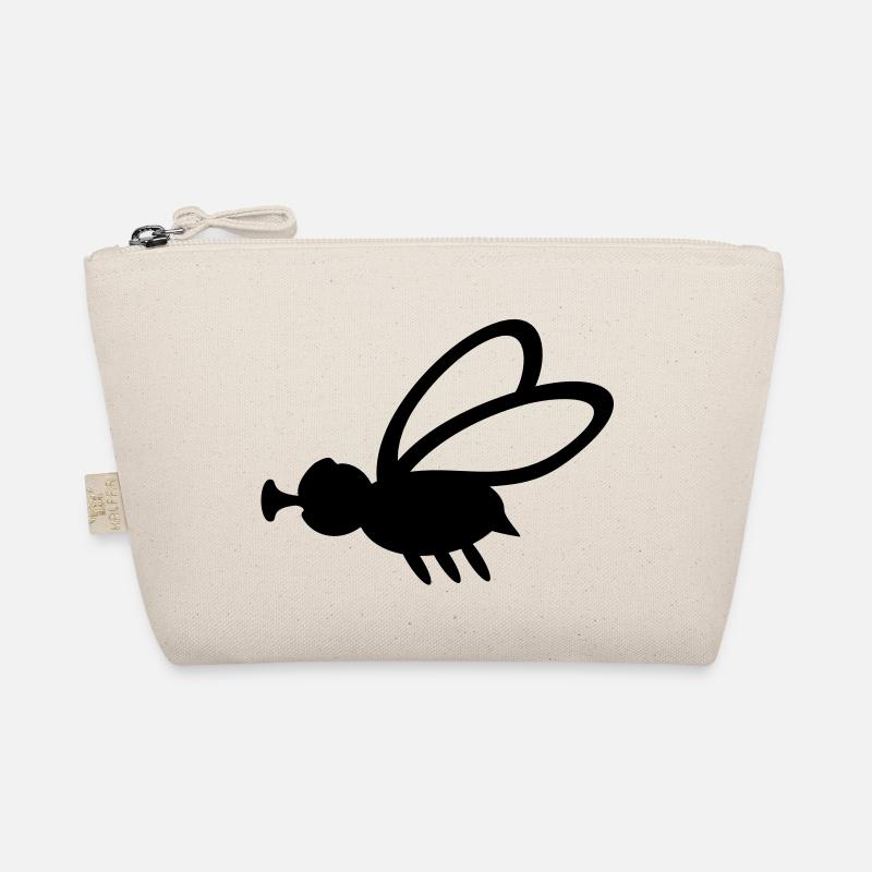 Stubenfliege / house fly (mini, 1c) - Bio-Täschchen - Natur