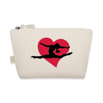 I love gymnastics - J'aime la gymnastique - Trousse biologique - nature - Devant