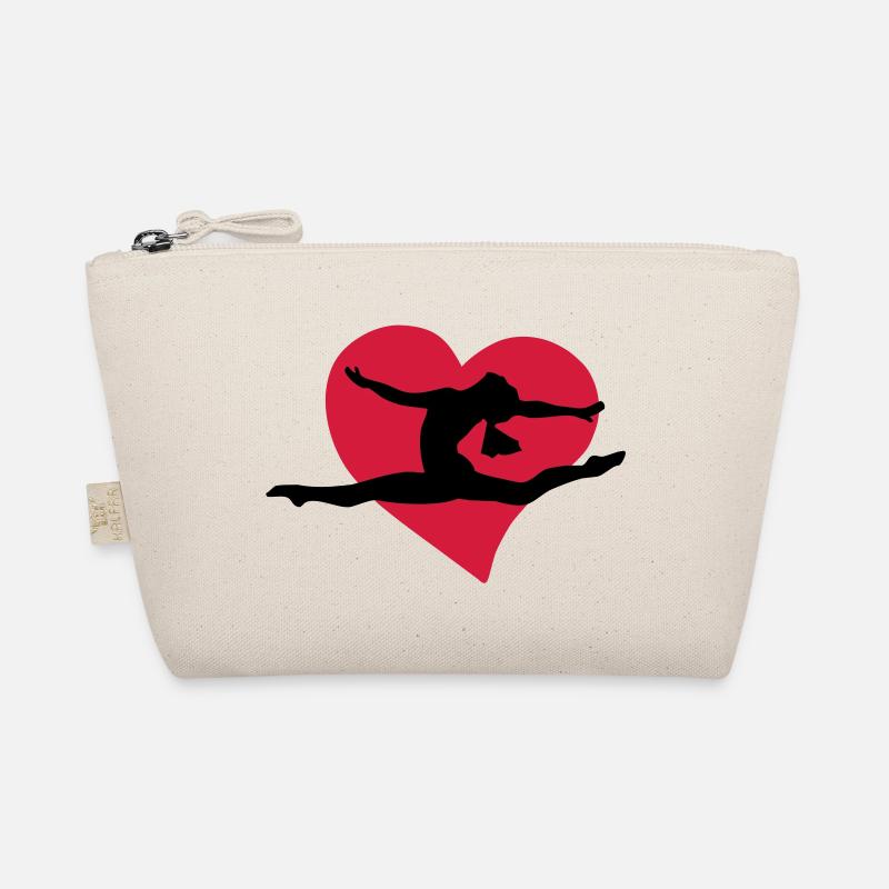 I love gymnastics - Ich liebe gymnastik Bio-Täschchen