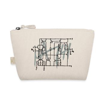uA741 operational amplifier circuit diagram - Organic Pouch - nature - Front