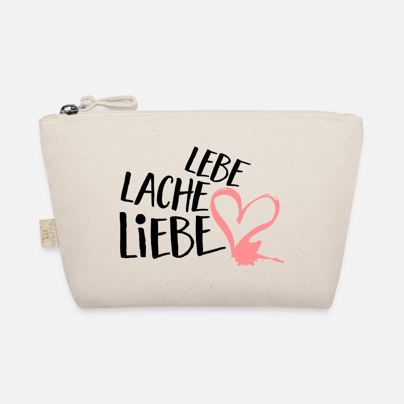 Lebe Lache Liebe | Valentinstag Geschenk Bio-Täschchen