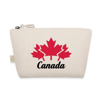 3 AHORNBLATT CANADA, KANADA - Bio-Täschchen - Natur - Vorne