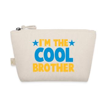 Ich bin der Bruder COOL! - Bio-Täschchen - Natur - Vorne