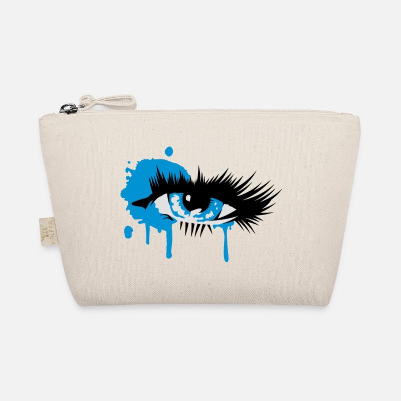 Un oeil coloré avec de longs cils Trousse biologique