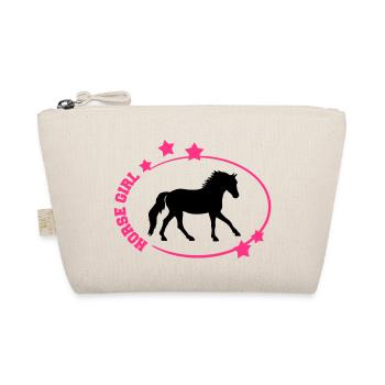 Horse Girl T-shirt/ Hoodie Design - Trousse biologique - nature - Devant