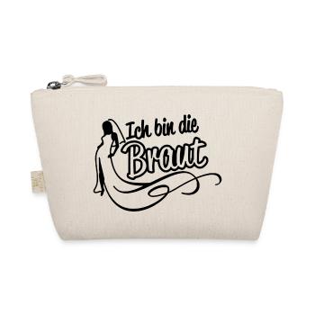 Ich bin die Braut - Bio-Täschchen - Natur - Vorne