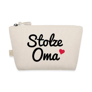 Stolze Oma - Bio-Täschchen - Natur - Vorne