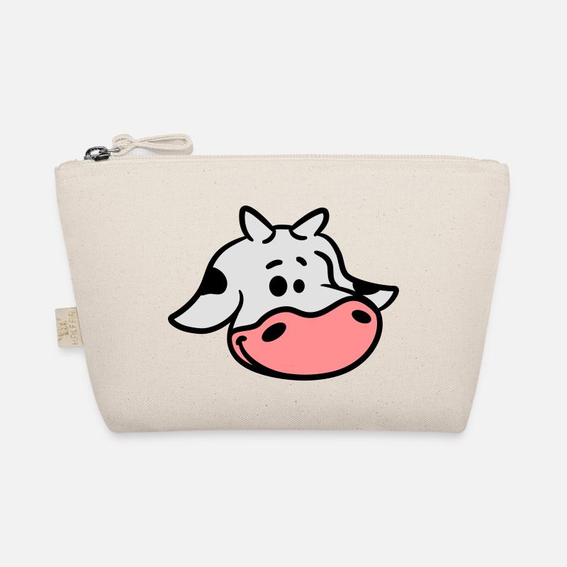 Süßes Kalb Kuh Gesicht Bio-Täschchen