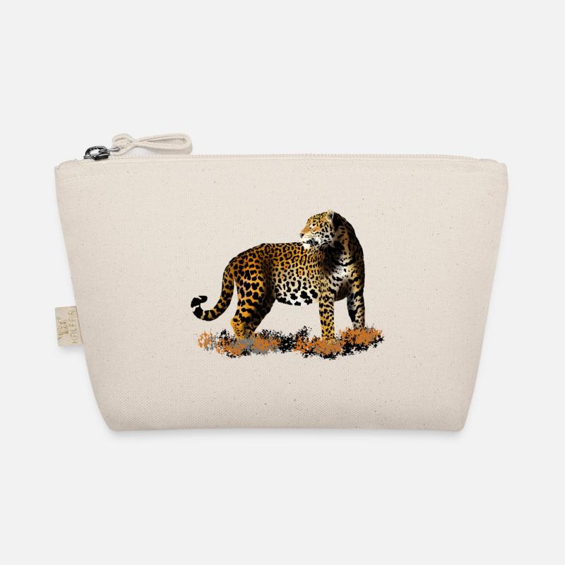 Leopard - Bio-Täschchen - Natur