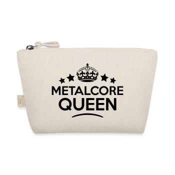 metalcore queen keep calm style copy - Organic Pouch - nature - Front