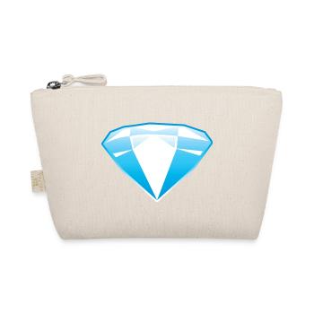 Blue jewel diamond - Organic Pouch - nature - Front