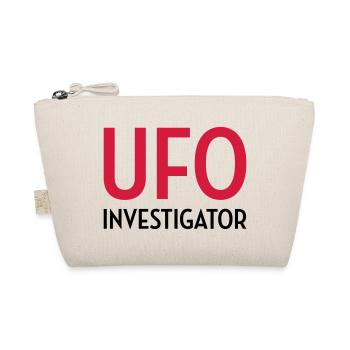 Ufo Alien Raum außerirdisches Aussenseiter - Bio-Täschchen - Natur - Vorne
