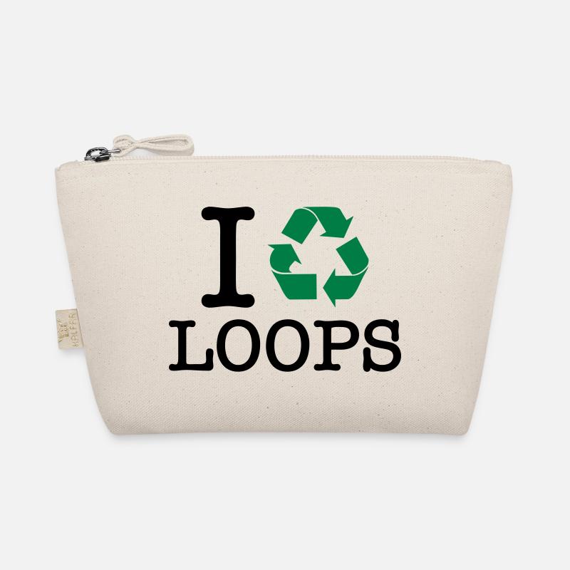 I Recycle Loops Organic Pouch