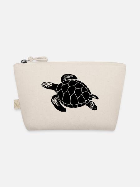 Schildkröte - Bio-Täschchen - Natur