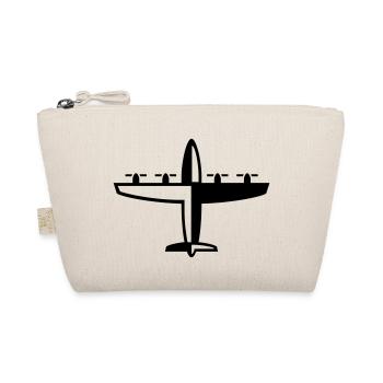 Flugzeug - Bio-Täschchen - Natur - Vorne
