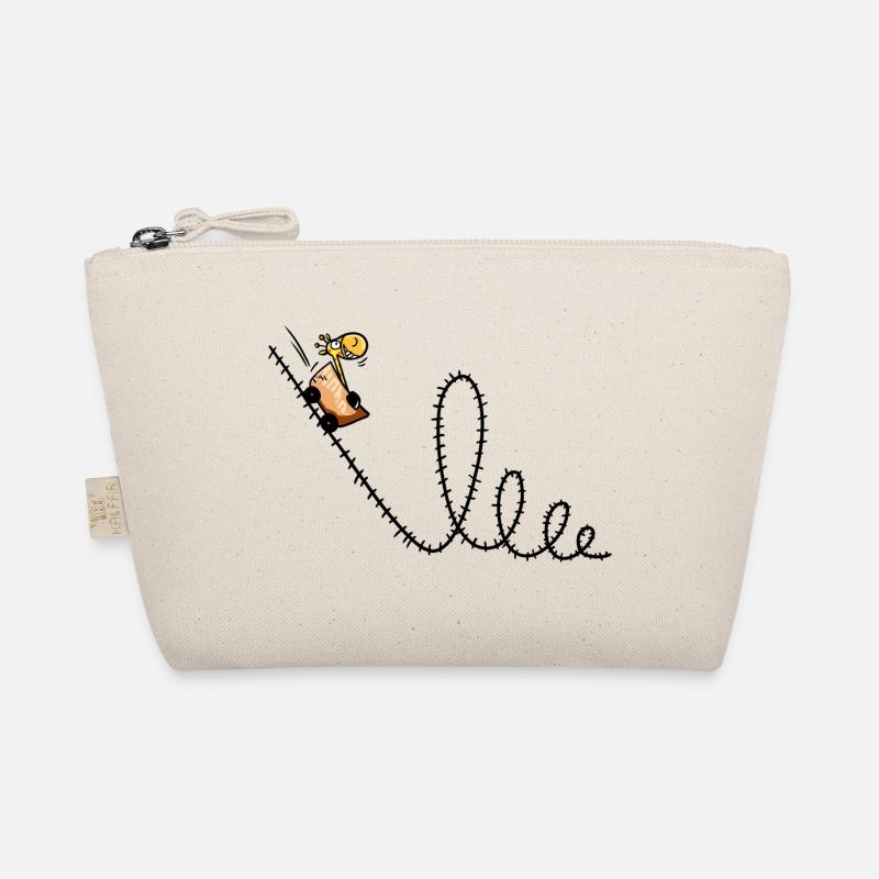 Giraffe rides a roller coaster - Louping - Park Organic Pouch