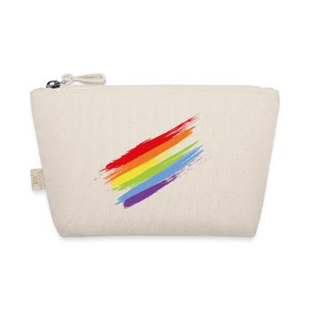 LGBT Pride Love Colorful Gift Rainbow Love - Organic Pouch - nature - Front