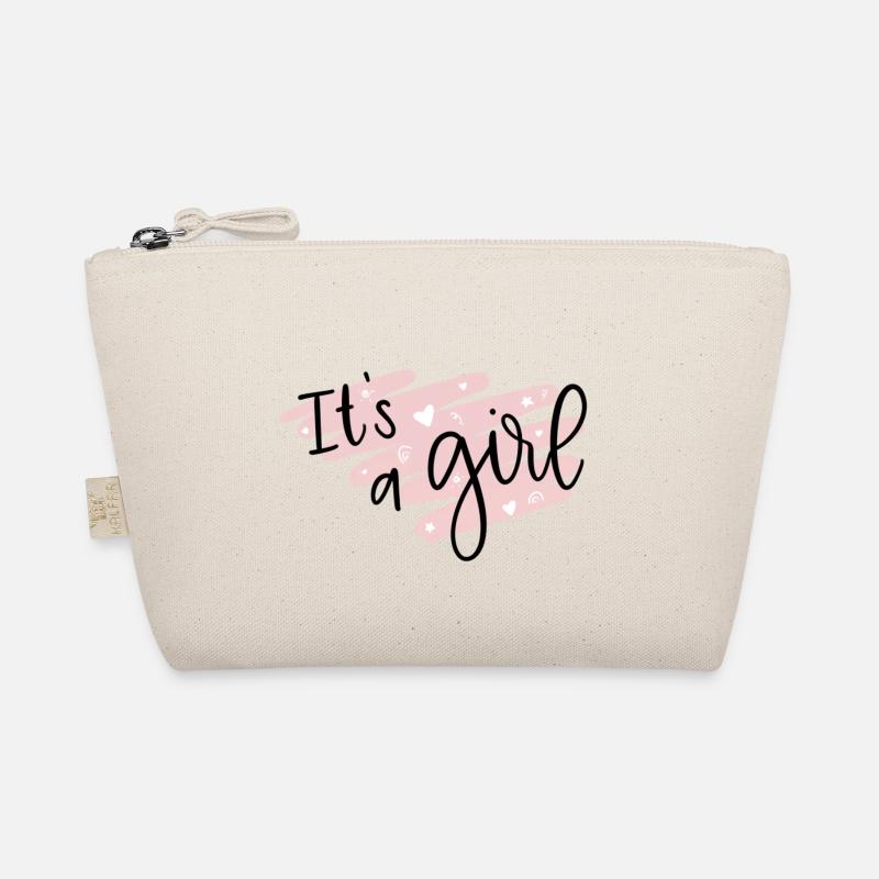 Its a girl - Bio-Täschchen - Natur