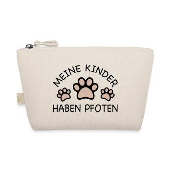 Meine Kinder haben Pfoten - Bio-Täschchen - Natur - Vorne