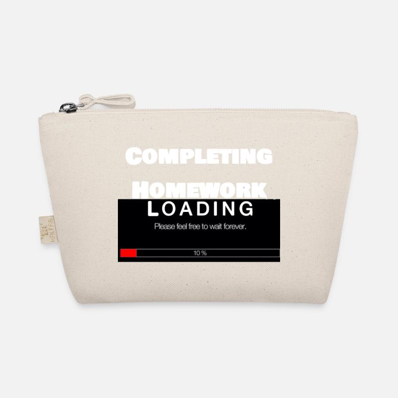 Scrolling Loading Bar University Funny Print Organic Pouch