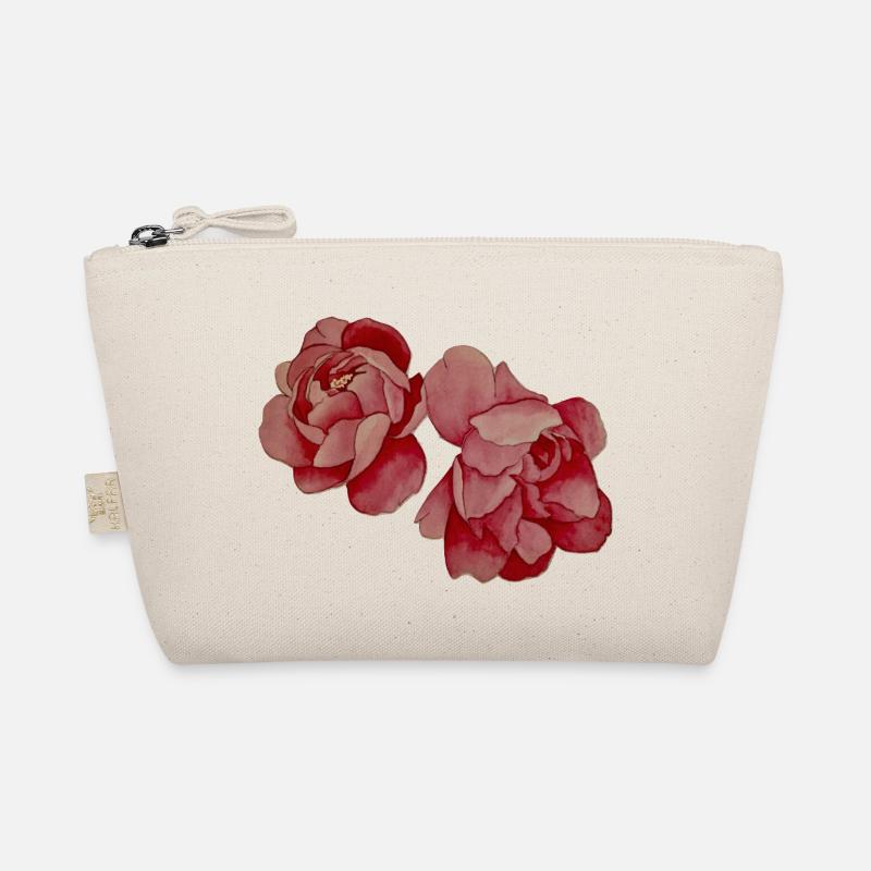 Pfingstrosen Bio-Täschchen