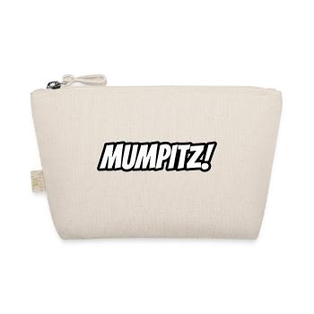 Mumpitz Quatsch deutsche Sprache witzige Wörter - Bio-Täschchen - Natur - Vorne