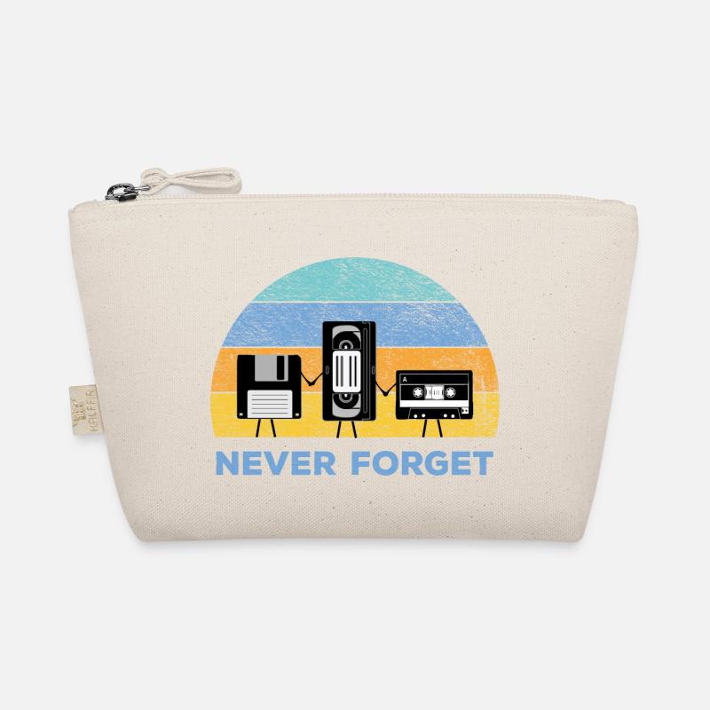 Disquettes et cassettes Never Forget Nostalgie Trousse biologique