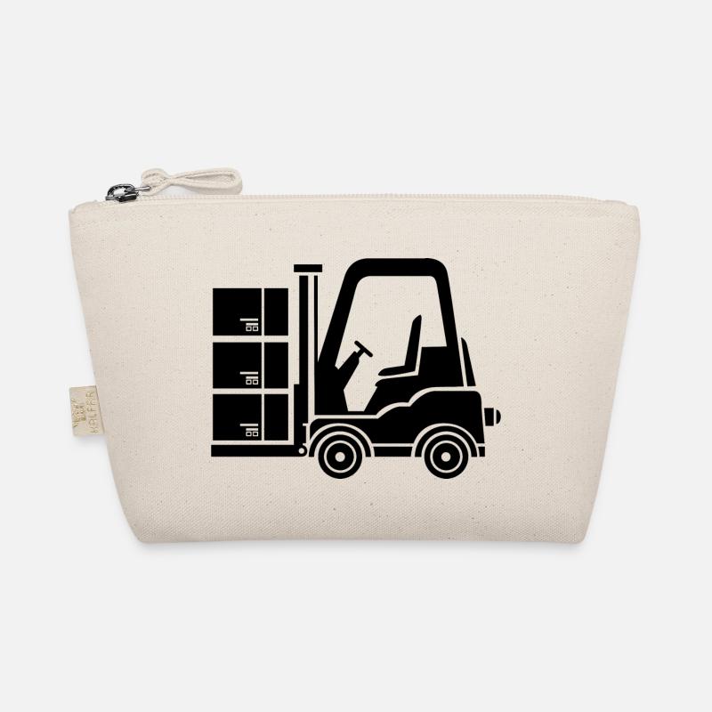 Forklift forklift forklift driver logistics package - Organic Pouch - nature