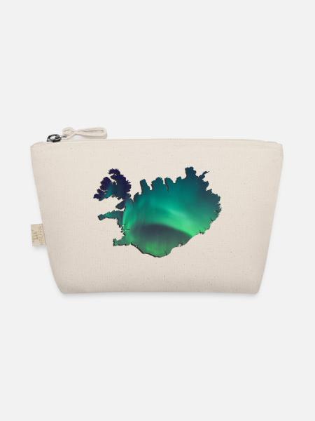 Islande Islande Aurores boréales Conception topographique - Trousse biologique - nature - Devant