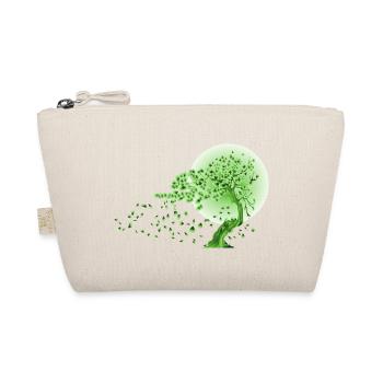 Japan Japanese Fashion Bonsai Moon Fantasy - Organic Pouch - nature - Front