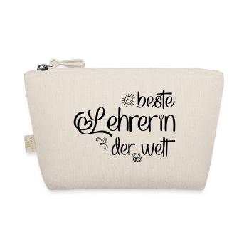 Beste Lehrerin der Welt - Bio-Täschchen - Natur - Vorne