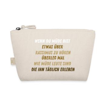 Anti-Rassismus - Bio-Täschchen - Natur - Vorne
