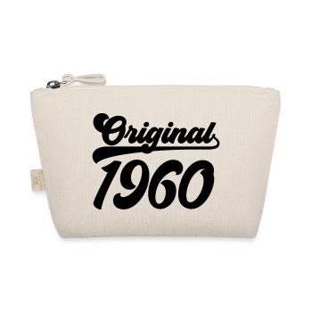 T shirt anniversaire original 1960 - Trousse biologique - nature - Devant