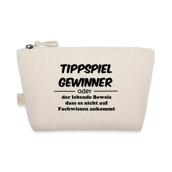 Tippspiel Gewinner - Fachwissen überbewertet - Bio-Täschchen - Natur - Vorne