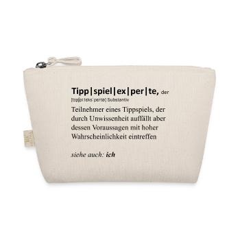 Tippspielexperte, der - Bio-Täschchen - Natur - Vorne