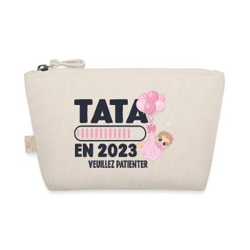 Annonce Grossesse Originale Future Tata En 2023 - Trousse biologique - nature - Devant