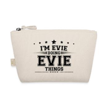 Ich bin Evie macht Evie Dinge - Bio-Täschchen - Natur - Vorne
