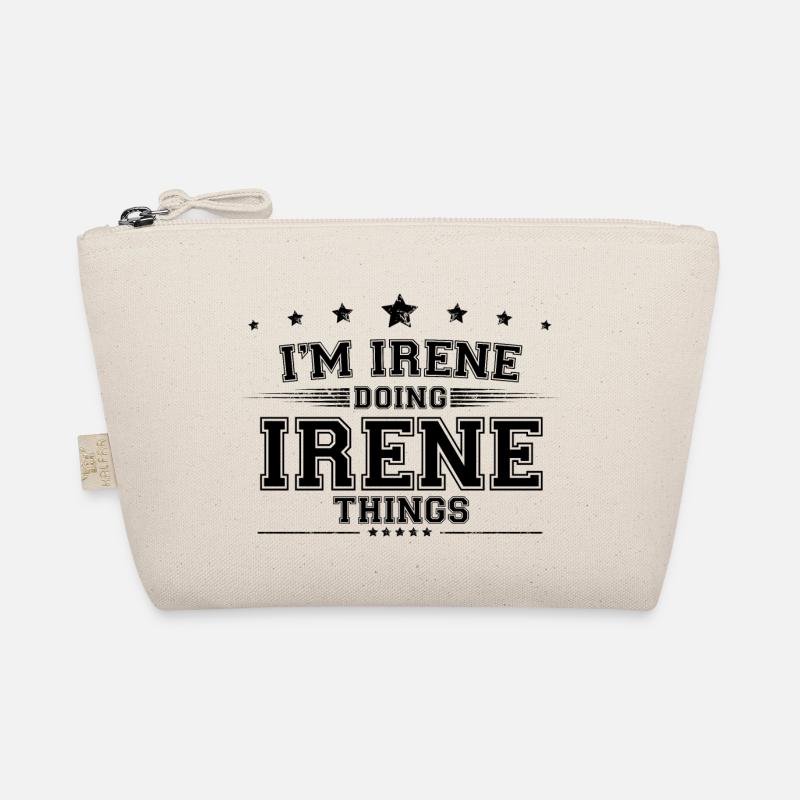 Ich bin Irene, die Irene Dinge macht - Bio-Täschchen - Natur