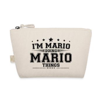 Ich bin Mario, der Mario-Dinge macht - Bio-Täschchen - Natur - Vorne