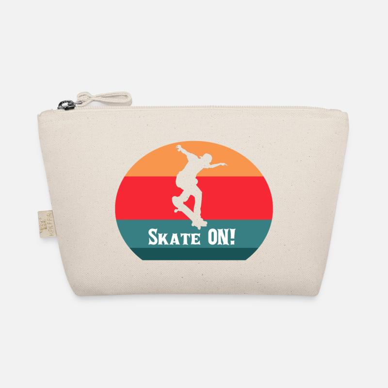 skate on skateboard Bio-Täschchen