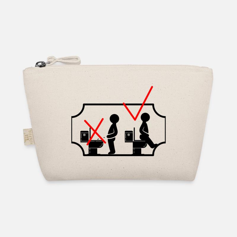 TOILET Sticker Organic Pouch