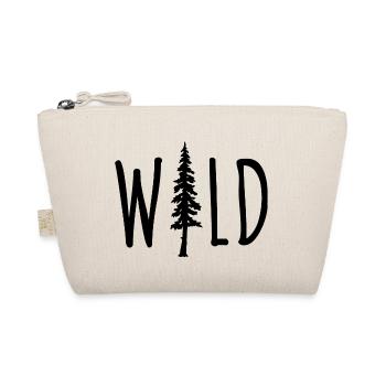 Wild in the forest, Outdoor Camping - Organic Pouch - nature - Front