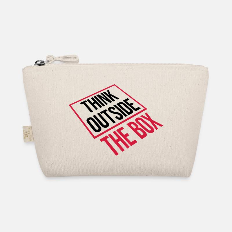 Thinking outside perspective Organic Pouch