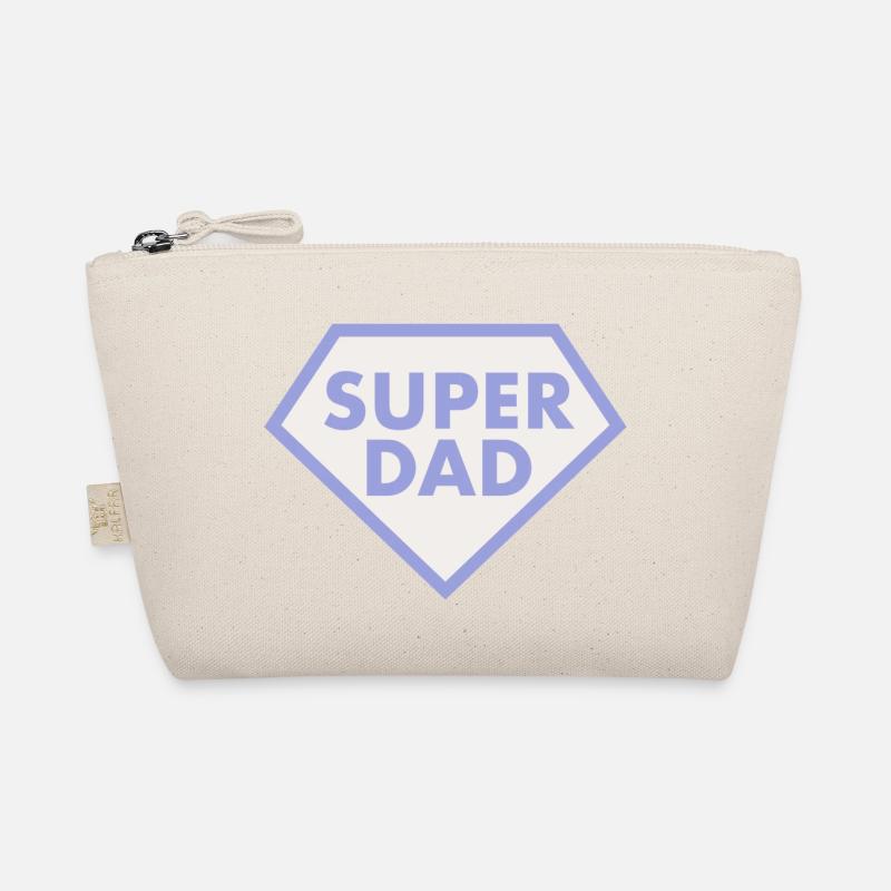 SUPER DAD 2 - Bio-Täschchen - Natur