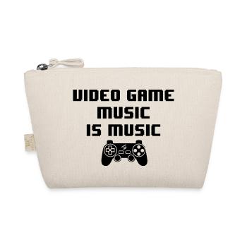 Video Game Is Music Video Game Player Nerd Geek Pc - Bio-Täschchen - Natur - Vorne
