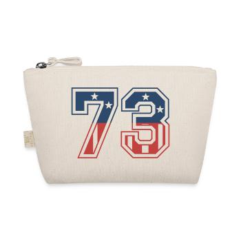 Anzahl 73 USA - Bio-Täschchen - Natur - Vorne