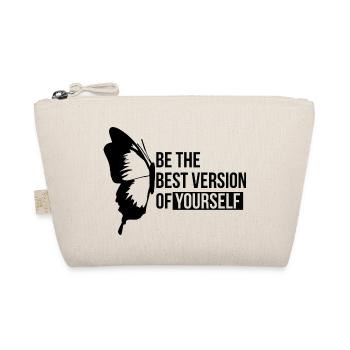 Be the best Version of yourself - Butterfly - Organic Pouch - nature - Front