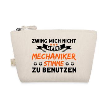 KFZ Mechaniker Schrauber Mechatroniker Geschenk - Bio-Täschchen - Natur - Vorne