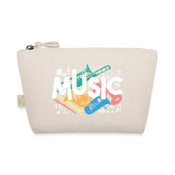 Music Graffiti Style – Colorful Sound Vibes - Bio-Täschchen - Natur - Vorne