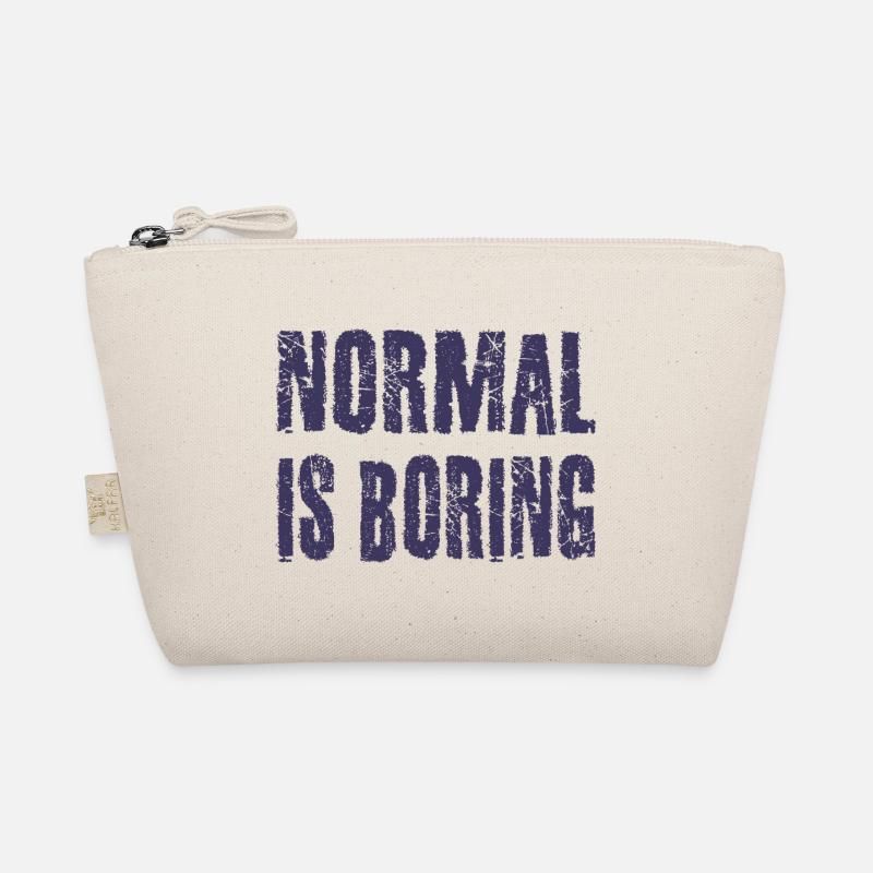 Normal ist langweilig Bio-Täschchen